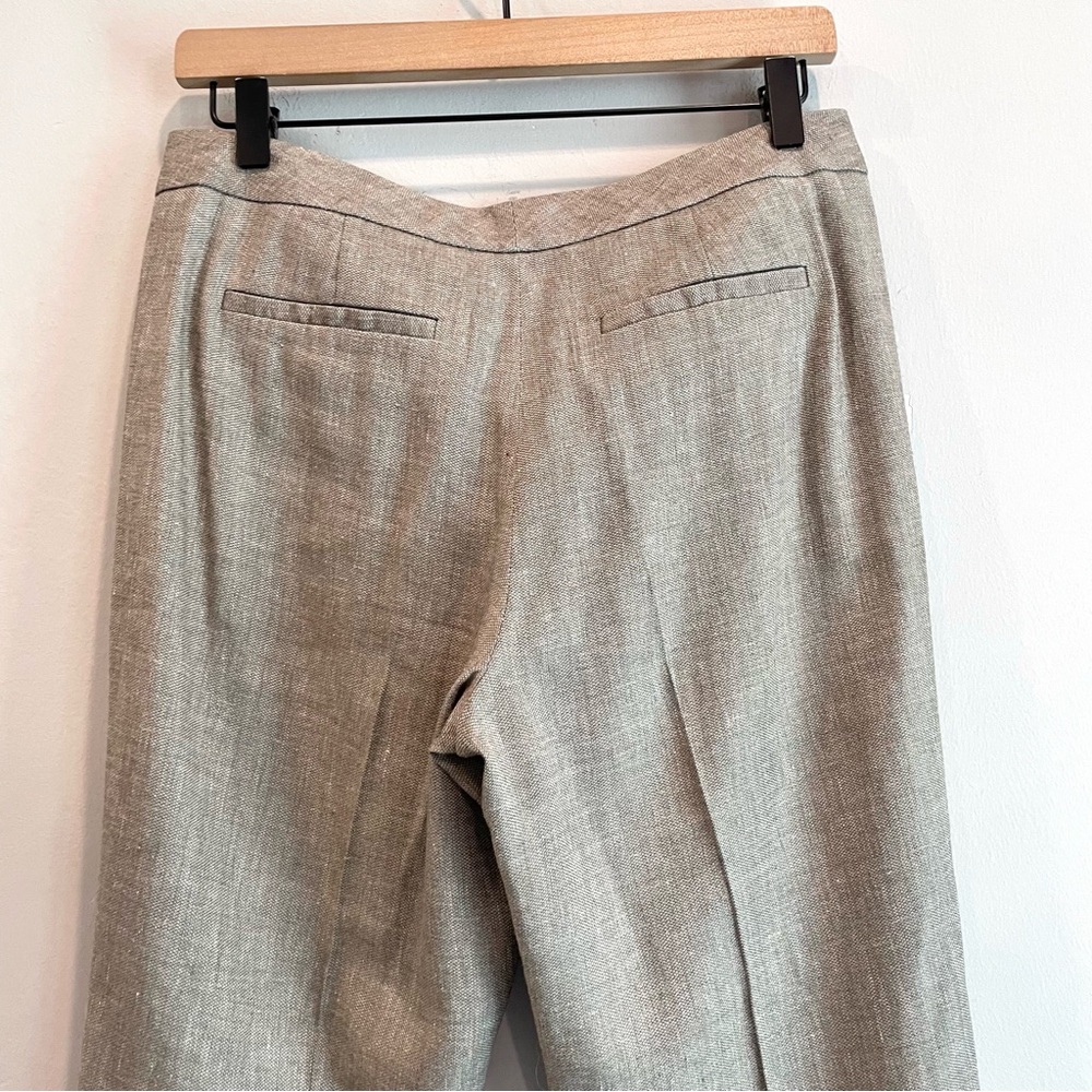 Elie Tahari 2 PC Linen Blend Tweed Blazer Pants Suit Set - Picture 15 of 16